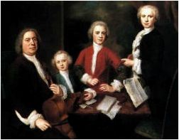 Иоганн Себастьян Бах с сыновьями