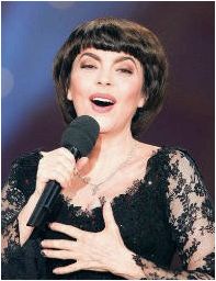 певица Мирей Матье