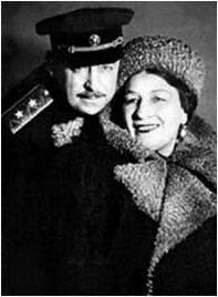 певица Лидия Русланова с мужем Владимиром Крюковым