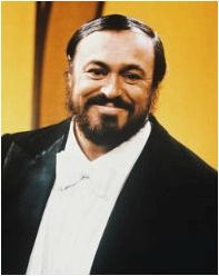 певец Лучано Паваротти