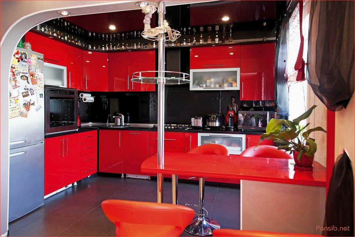 Как использовать кухни красного цвета для создания стильного и уютного интерьера