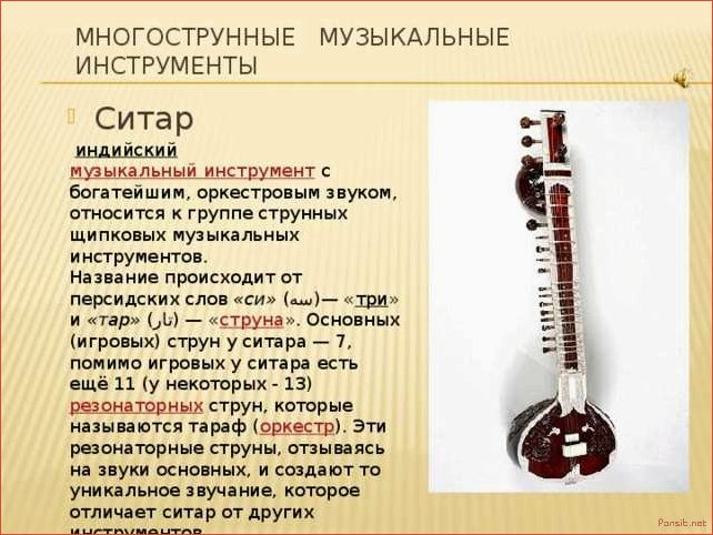 История и эволюция ситара как музыкального инструмента